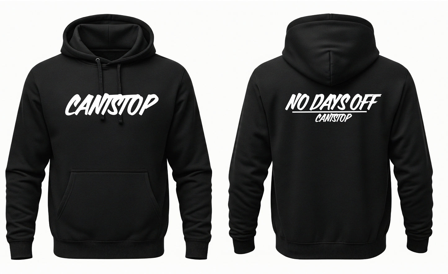 Midweight Hooded Pullover Sweatshirt - No Days Off
