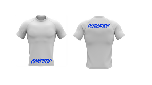 Short sleeve Compression T-shirt - CANTSTOP - DEDICATION