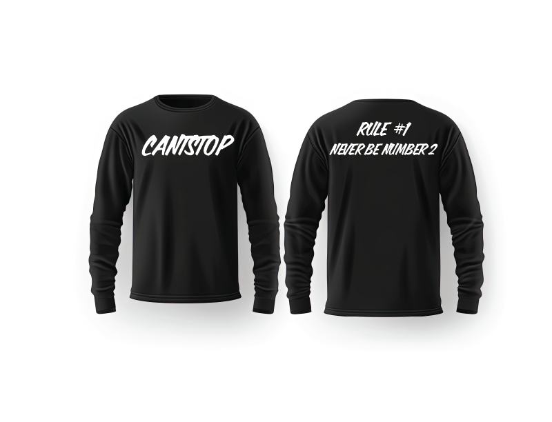 Long Sleeve Cotton Tee - CANTSTOP Rules