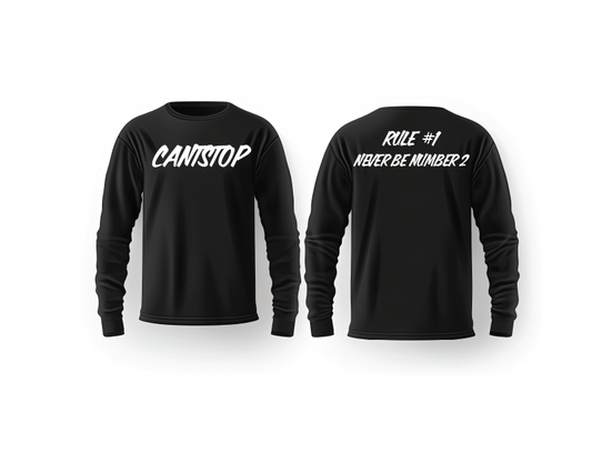 Long Sleeve Cotton Tee - CANTSTOP Rules