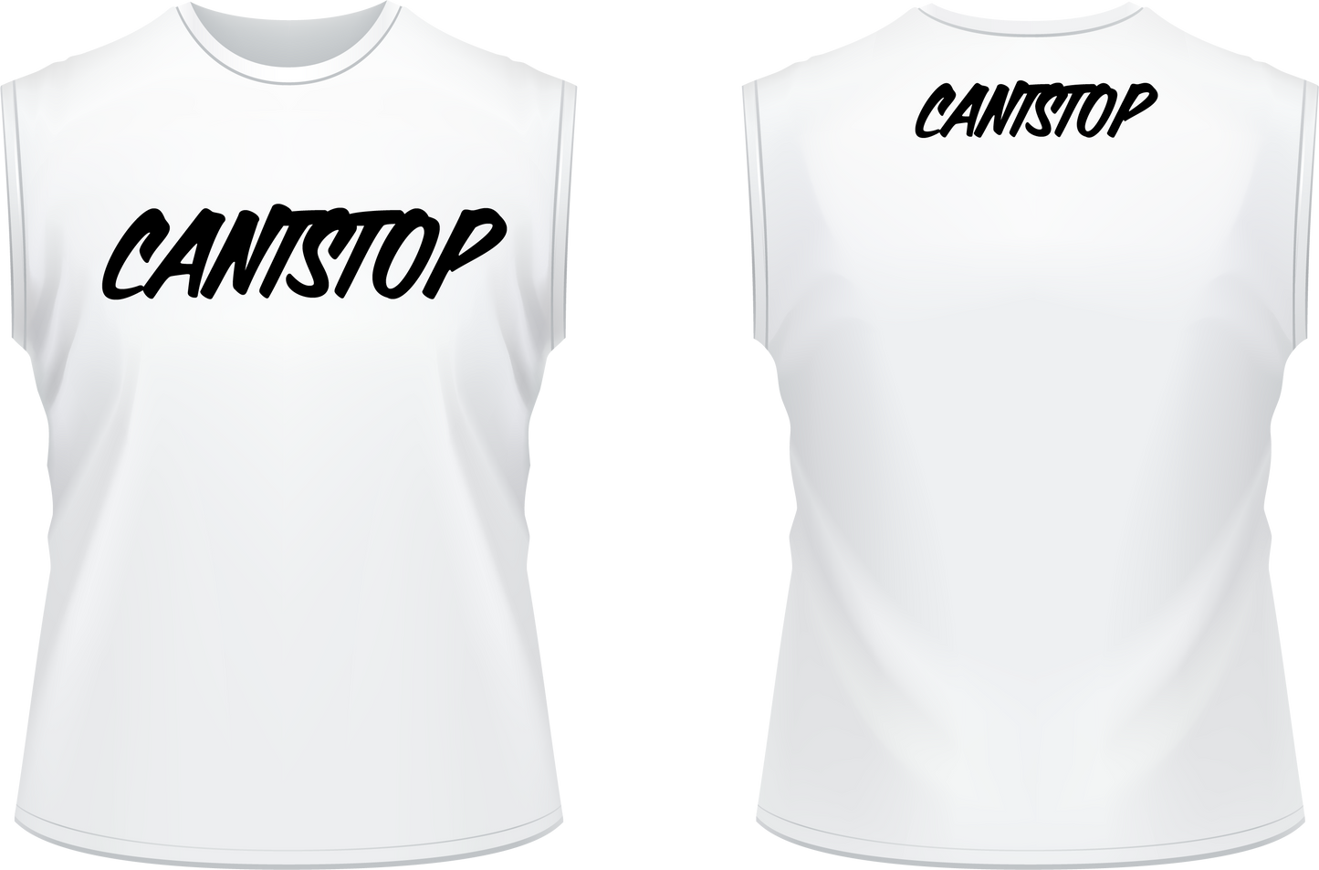 Sleeveless Compression T-shirt - CANTSTOP